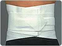 White, Xl (4-“-42”) Lumbo Supp w/Sngl Tensn Straps