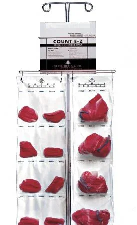 Xodus Medical Count EZ Sponge Counter Bag Five Laparotomy Sponges Or Ten 4 X 4 Inch Sponges 36 X 10 Inch – 50600