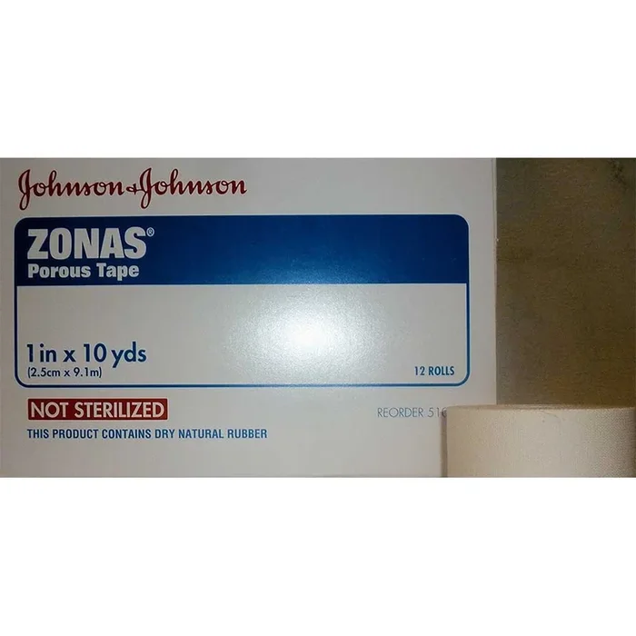 ZONAS Porous Athletic Tape 1″ x 10 yds.